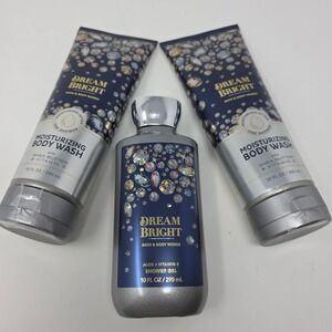 Bath & Body Works Dream Bright Body Wash & Shower Gel Set Vitamin E 10FL OZ NWT